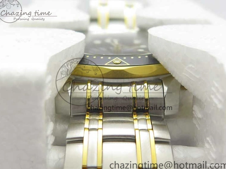 1103 MultiPurpose 2018 Seamaster Diver 300M SS YG VSF 1:1 Best Edition YG Bezel Black Dial on SS YG Bracelet A 7937